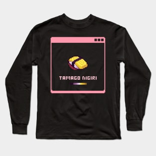 Tamago Nigiri By Kian Pixel Long Sleeve T-Shirt